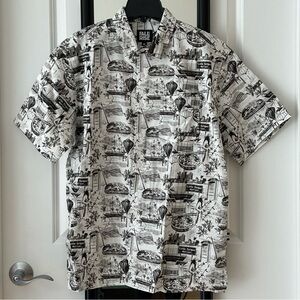 Men’s cotton short sleeve button—up from Little Saigon, Bolsa, CA. NWT.